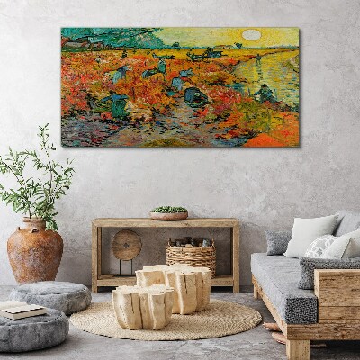 Wheat gatherers Print on canvas