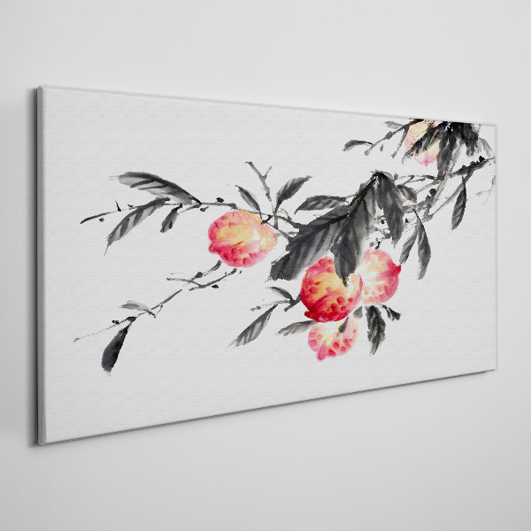 Floral accents in a delicate style Canvas wall art