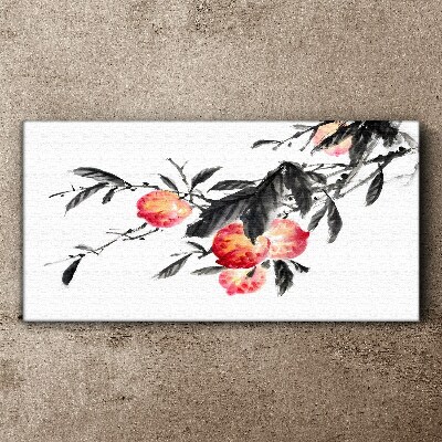 Floral accents in a delicate style Canvas wall art