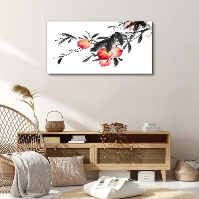 Floral accents in a delicate style Canvas wall art