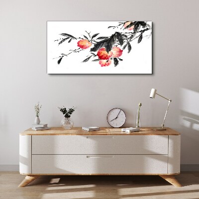 Floral accents in a delicate style Canvas wall art