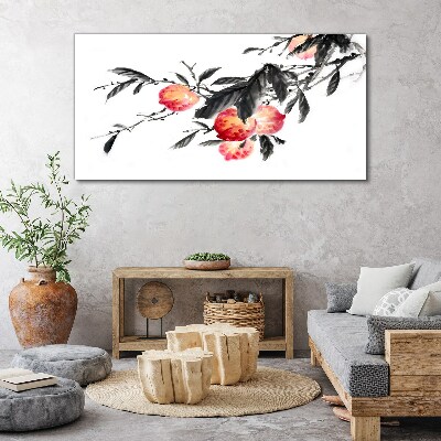 Floral accents in a delicate style Canvas wall art