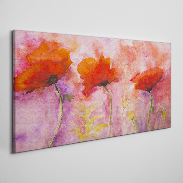 A floral dream in shades of pink Canvas wall art