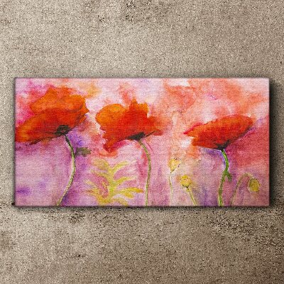 A floral dream in shades of pink Canvas wall art