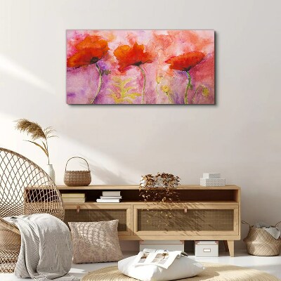 A floral dream in shades of pink Canvas wall art