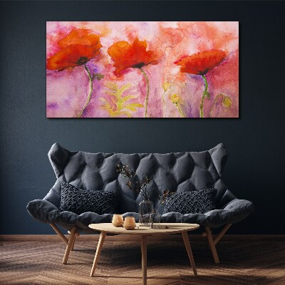 A floral dream in shades of pink Canvas wall art