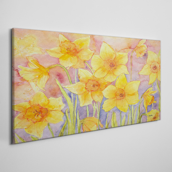 Daffodils' Flower Dance Canvas wall art