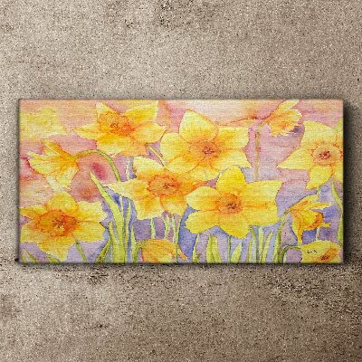 Daffodils' Flower Dance Canvas wall art