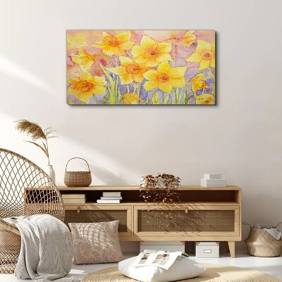 Daffodils' Flower Dance Canvas wall art