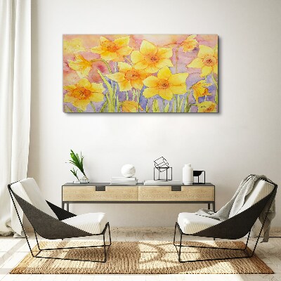 Daffodils' Flower Dance Canvas wall art