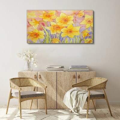 Daffodils' Flower Dance Canvas wall art