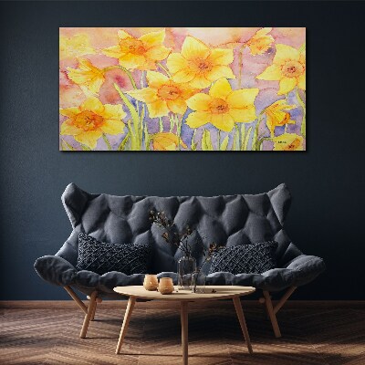 Daffodils' Flower Dance Canvas wall art