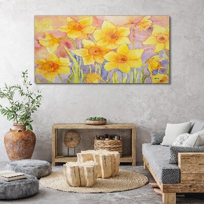 Daffodils' Flower Dance Canvas wall art