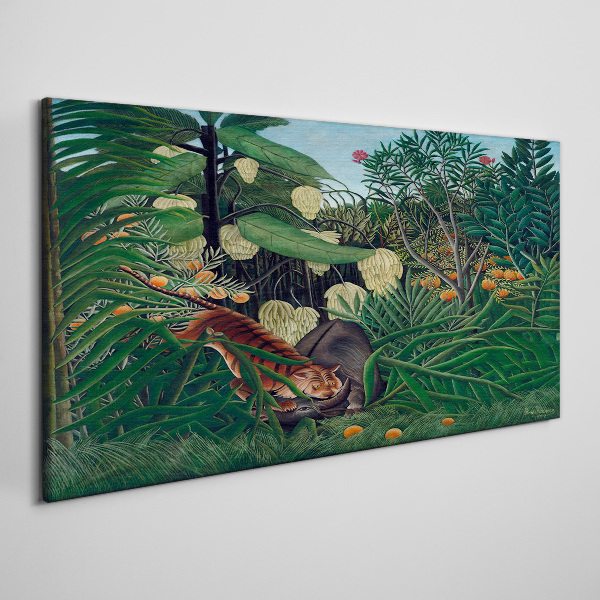 The mysterious world of the jungle Canvas wall art