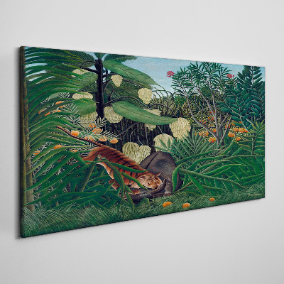 The mysterious world of the jungle Canvas wall art