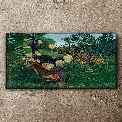 The mysterious world of the jungle Canvas wall art