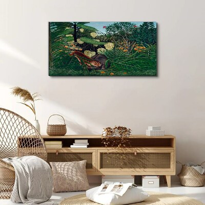 The mysterious world of the jungle Canvas wall art