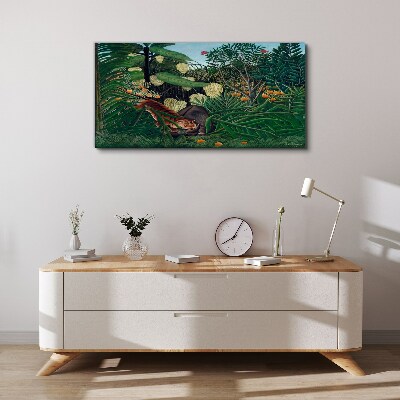 The mysterious world of the jungle Canvas wall art