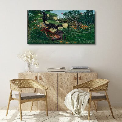 The mysterious world of the jungle Canvas wall art