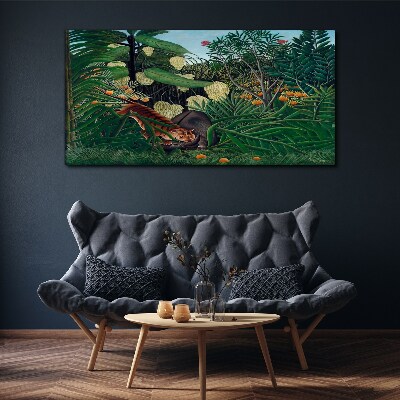 The mysterious world of the jungle Canvas wall art