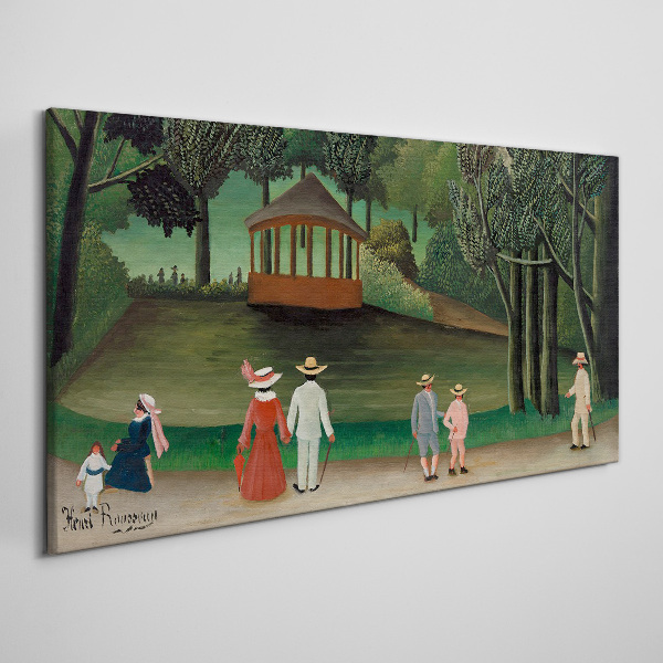 A walk in the park Print on canvas