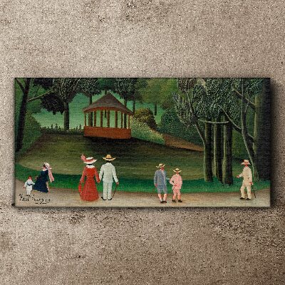A walk in the park Print on canvas