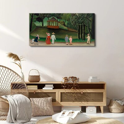 A walk in the park Print on canvas