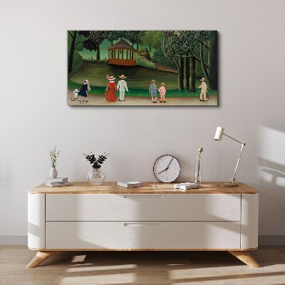 A walk in the park Print on canvas