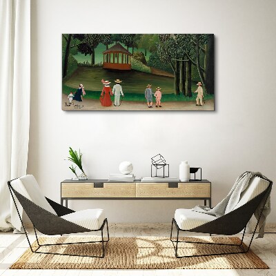 A walk in the park Print on canvas