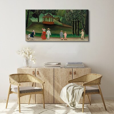A walk in the park Print on canvas