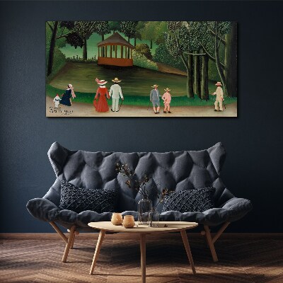A walk in the park Print on canvas