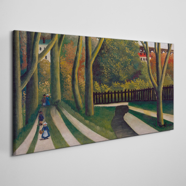 A walk in the park Canvas wall art