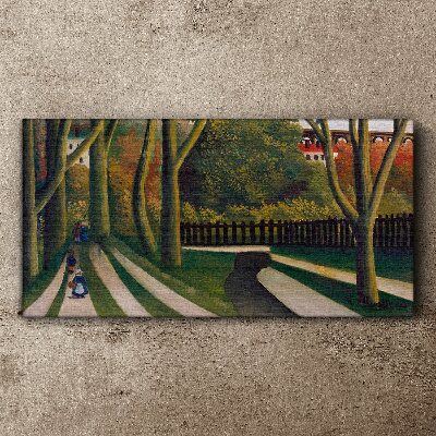 A walk in the park Canvas wall art