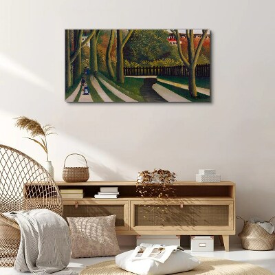 A walk in the park Canvas wall art