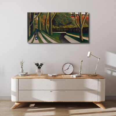A walk in the park Canvas wall art