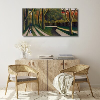 A walk in the park Canvas wall art