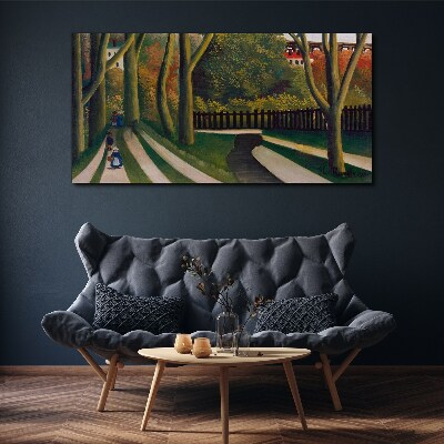 A walk in the park Canvas wall art