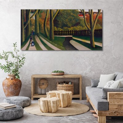 A walk in the park Canvas wall art