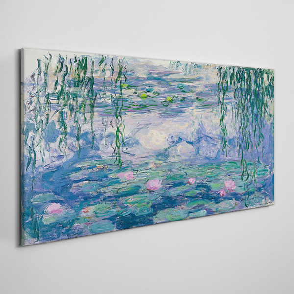 Water lilies Monet Canvas wall art