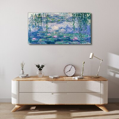 Water lilies Monet Canvas wall art