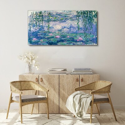 Water lilies Monet Canvas wall art