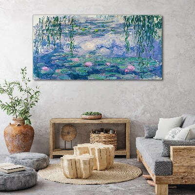 Water lilies Monet Canvas wall art
