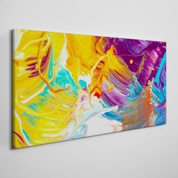 Dynamic explosion of colors Canvas wall art