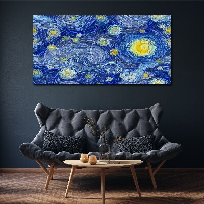 Starry night Print on canvas