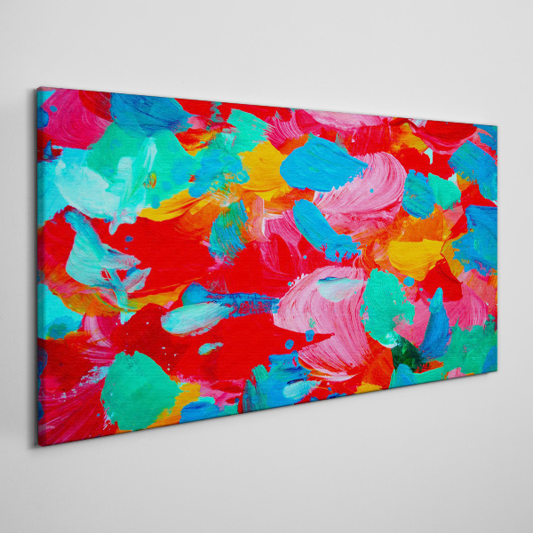 Colorful swirl of abstraction Canvas wall art