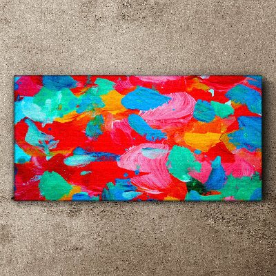 Colorful swirl of abstraction Canvas wall art