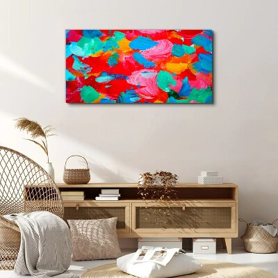 Colorful swirl of abstraction Canvas wall art