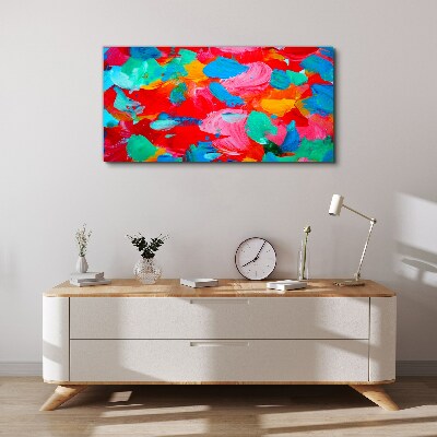 Colorful swirl of abstraction Canvas wall art