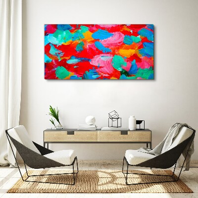 Colorful swirl of abstraction Canvas wall art