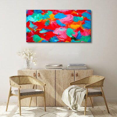 Colorful swirl of abstraction Canvas wall art